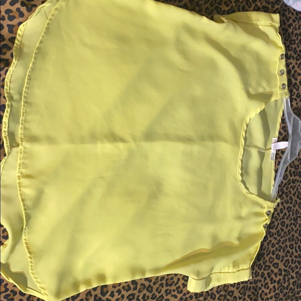 Yellow blouse